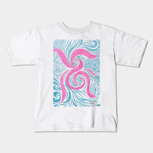 Psychedelic monogram Kids T-Shirt